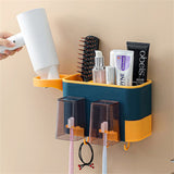 Home Square Wall Mounted Multifunctional Bathroom Rack In Pakistan