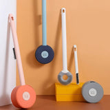 Home Square Wall Mounted Silicone Round Toilet Brush In Pakistan