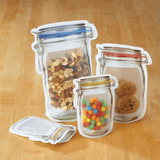 Home Square Ziplock Mason Jar Bags Reusable Food Storage Bags Pack Of 3 In Pakistan