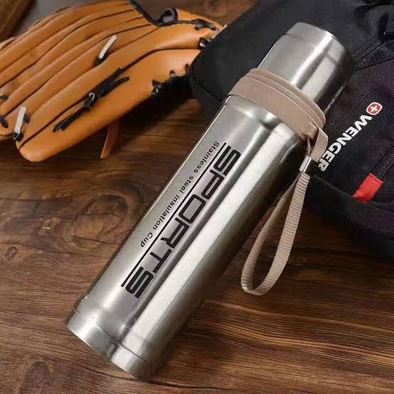 Hot And Cold Stainless Steel Vacuum Flask Water Bottle - Sports Stainless Steel Cup Size: 750ml In Pakistan