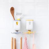 Houseeker 6 Hooks Kitchen Utensil Storage Rack With Storage Box In Pakistan