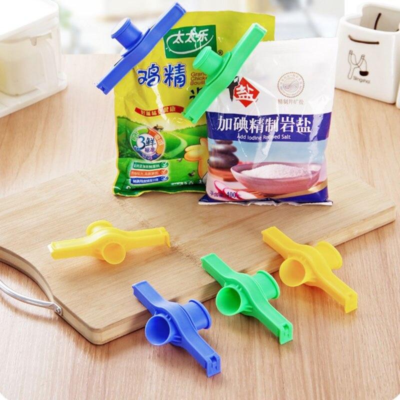 AMAZING MALL Multicolor Food Snack Plastic Bag Clip, For Home, Size: 3  Diferent Size