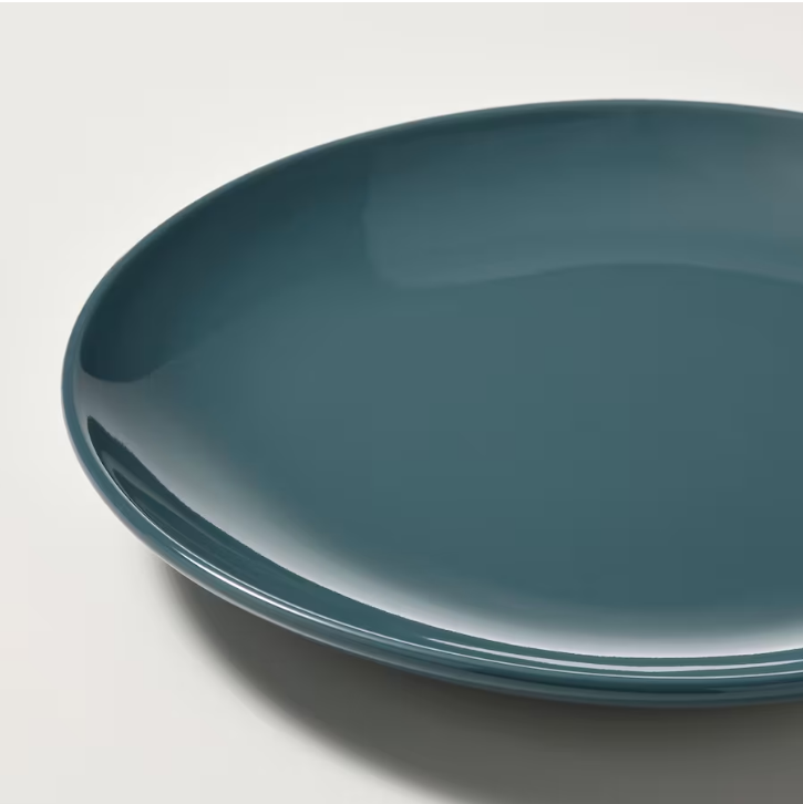 IKEA FÄRGKLAR Side plate, glossy dark turquoise, 20 cm In Pakistan Just e-Store