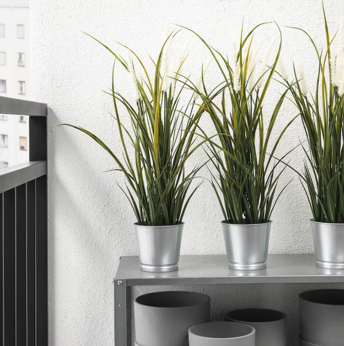 IKEA FEJKA Artificial Potted Plant - in/Outdoor Decoration/Grass - 9 cm In Pakistan Just e-Store