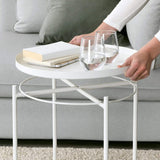 IKEA GLADOM TRAY TABLE - WHITE - 45X53CM In Pakistan Just e-Store