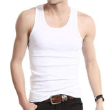 Inner-Wear Cotton Sleeveless Vest For Men White In Pakistan
