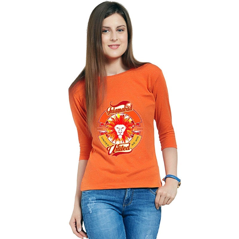Islamabad United PSL Round Neck T-Shirt Full Sleeves For Women In Pakistan