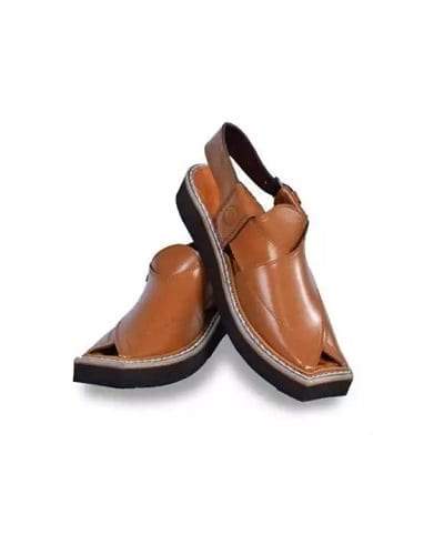 Kaptaan Chappal Hand Made Camel Brown Color Zamara Mall