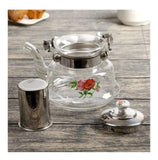 Kettle with tea infuser Stainless glass Teapot