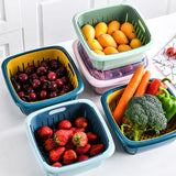 Kitchen Drainer Baskets Refrigerator Strainer Double Drain Basket Washing Basket In Pakistan