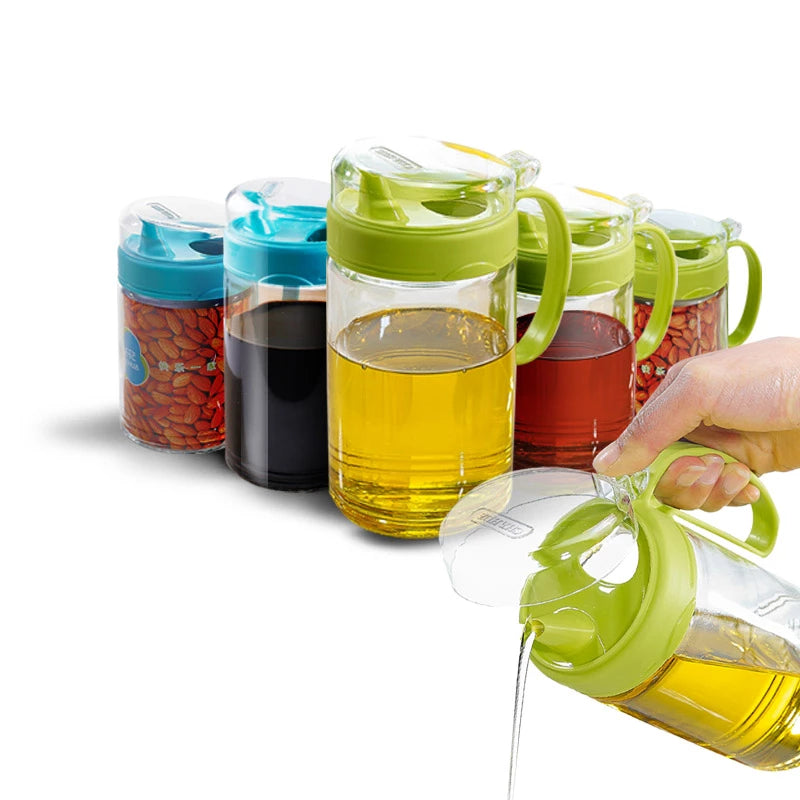 Kitchen Storage Oil Bottle Cooking Edible Oil Leakproof Storage Glass Bottle In Pakistan