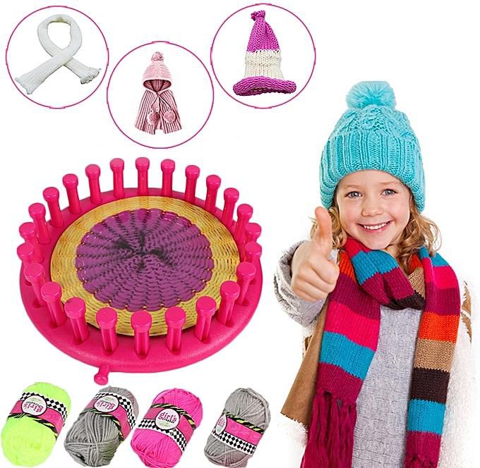 knitted Scarf Maker Set for Girls - Multi Color In Pakistan