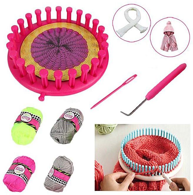knitted Scarf Maker Set for Girls - Multi Color In Pakistan