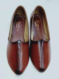 Leather shoes nagra mens -Brown color In Pakistan
