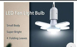LED Bulb Foldable Fan Blade Bulb LED Lamp Super Bright In Pakistan