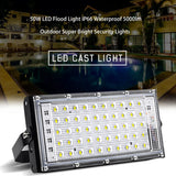 LED Security Floodlight RGB 50W Floodlights Outdoor Garden Waterproof Lamp In Pakistan