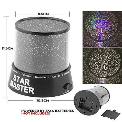 LED Starlight Projection Lamp Romantic Cosmos Star Master LED Projector Lamp In Pakistan