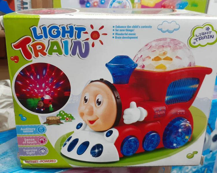 Light Train with 3D Light and Music Toy In Pakistan