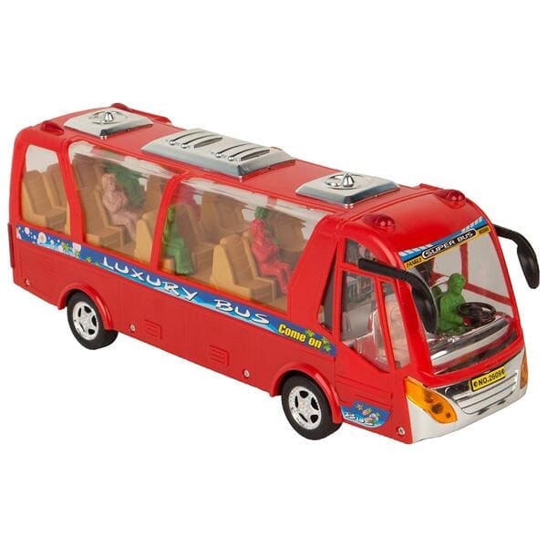 Luxury Travel Tour Bus Toy with Indoor Lighting and Music Travel Tour Bus In Pakistan