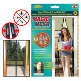 Magic Mesh Screen Door Magnetic Anti Mosquito Bug Doors Curtain Net In Pakistan