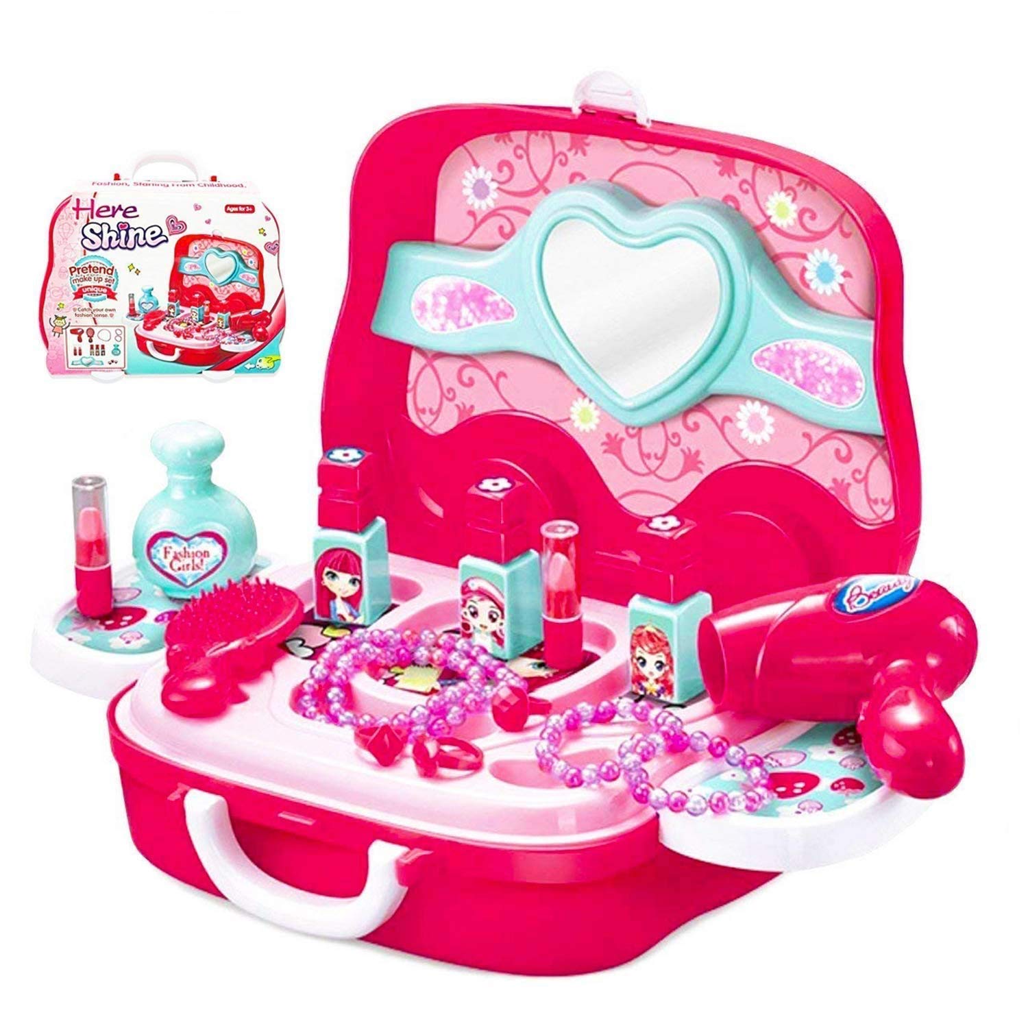 Makeup Briefcase Fashion Beauty Pretend Playset For Kids In Pakistan