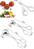 Meatball Scoop Ball Maker, KMEIVOL  Stainless Steel Meat Baller Tongs In Pakistan