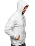 Men's Kangaroo Hoodie Light Grey In Pakistan