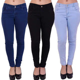 Mid Rise Slim Fit Jeans Pack of 3