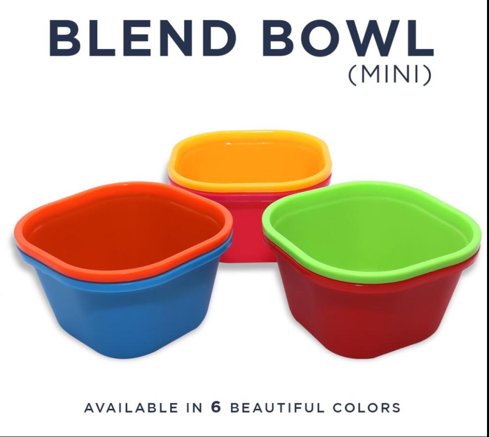 Mini Blend Bowl Pack of 4 Random Colors In Pakistan