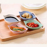Mini Seasoning Sauce Dishes Wheat Straw Leaf Shape Dipping Dish Saucer In Pakistan
