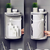 Multifunction 360 Degree Rotating Bathroom Kitchen Organizer Rack In Pakistan
