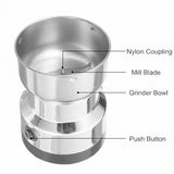 Nima Electric Stainless Steel Coffee Grinder-Bean-Nuts & Spices Grinder In Pakistan