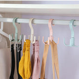 Pack of 2 - Rotary 4-Claw Multi-Purpose Hanger Hook Tie Scarf Clothes Hanger In Pakistan