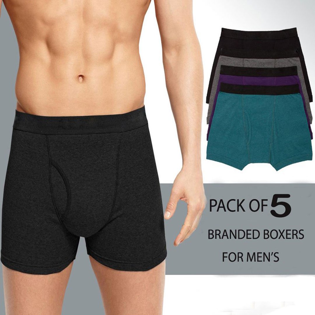 Pack of 5 Men’s Boxers Underwear In Pakistan