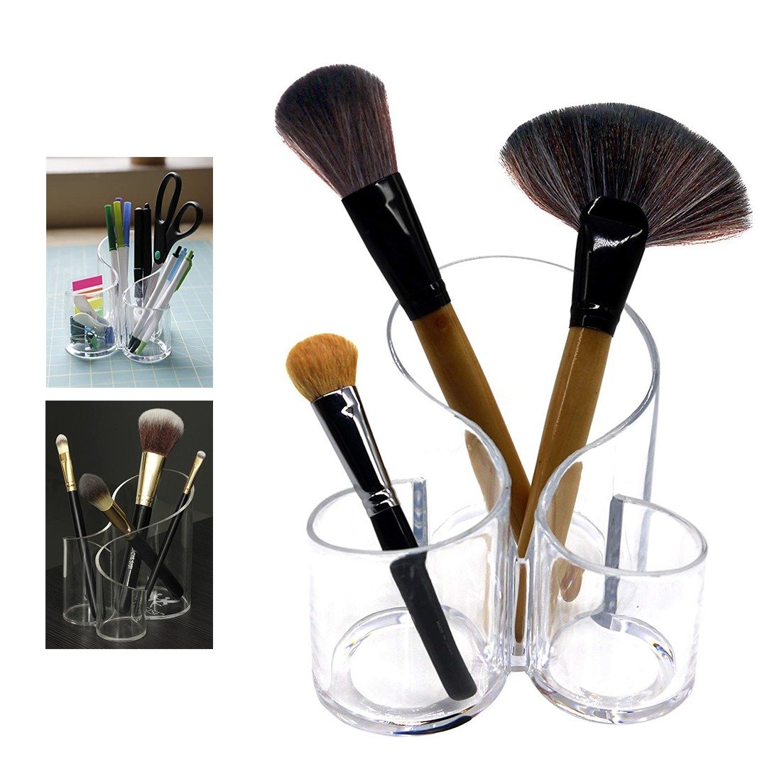 Acrylic Makeup Brush Holder