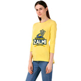 Peshawar Zalmi PSL Round Neck T-Shirt Full Sleeves For Women's In Pakistan