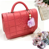 Pink Rexine Textured Hand Bag In Pakistan