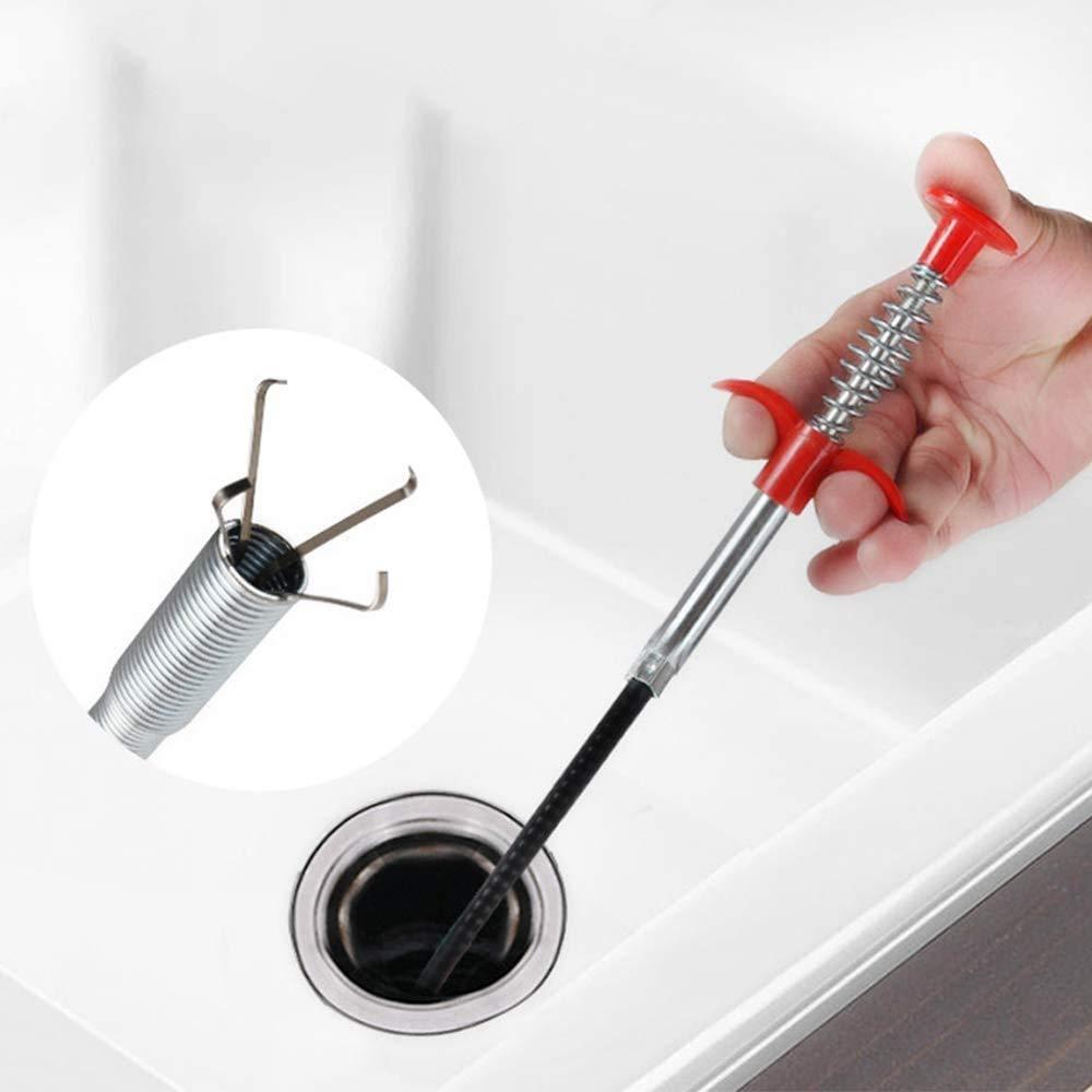 Hair Remover Bathtub Hair Catcher for Drain Duct Cleaning Tools Bathtub Drain 10pcs Grabber Cleaning Tool Toilet Snake Hair Cleaning Tool Hair Drain