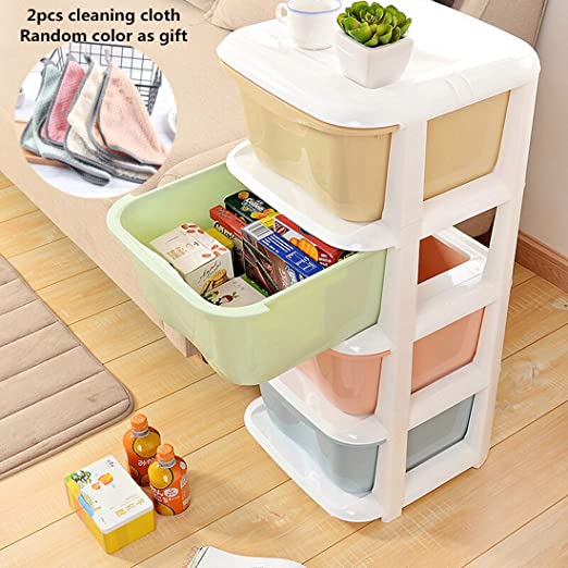 Plastic Drawer Cabinet Cloth Storage Box Organizer Cupboard for Baby Clothes In Pakistan