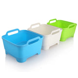 Plastic Portable Washing Basin Draining Storage Basket for Kitchen In Pakistan