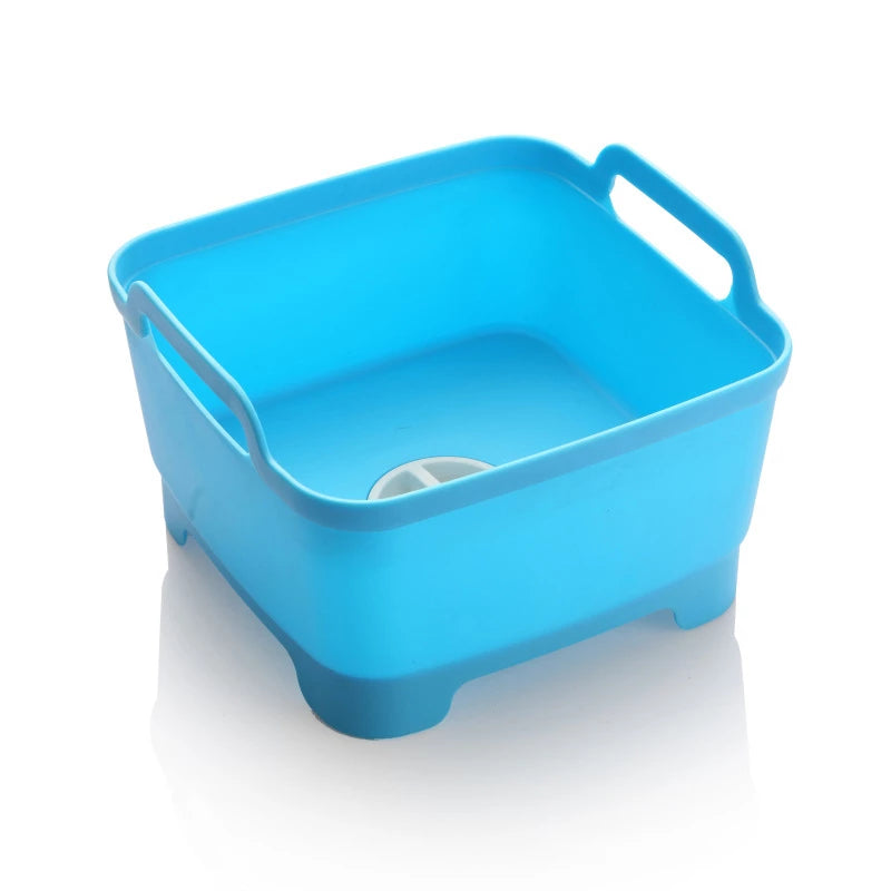 Plastic Portable Washing Basin Draining Storage Basket for Kitchen In Pakistan