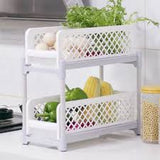 PORTABLE 2-TIER BASKET DRAWERS In Pakistan