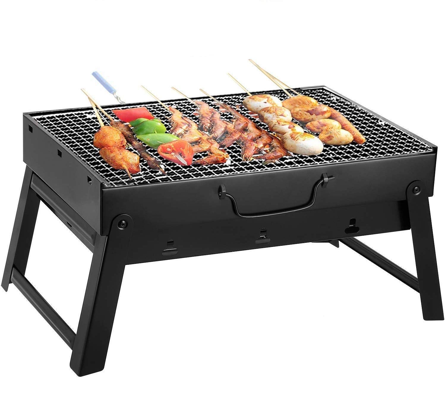Portable Outdoor BBQ Barbecue Grill Machine (43*30 CM) (Large) In Pakistan