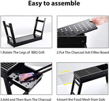 Portable Outdoor Charcoal BBQ Stove Grill In Pakistan