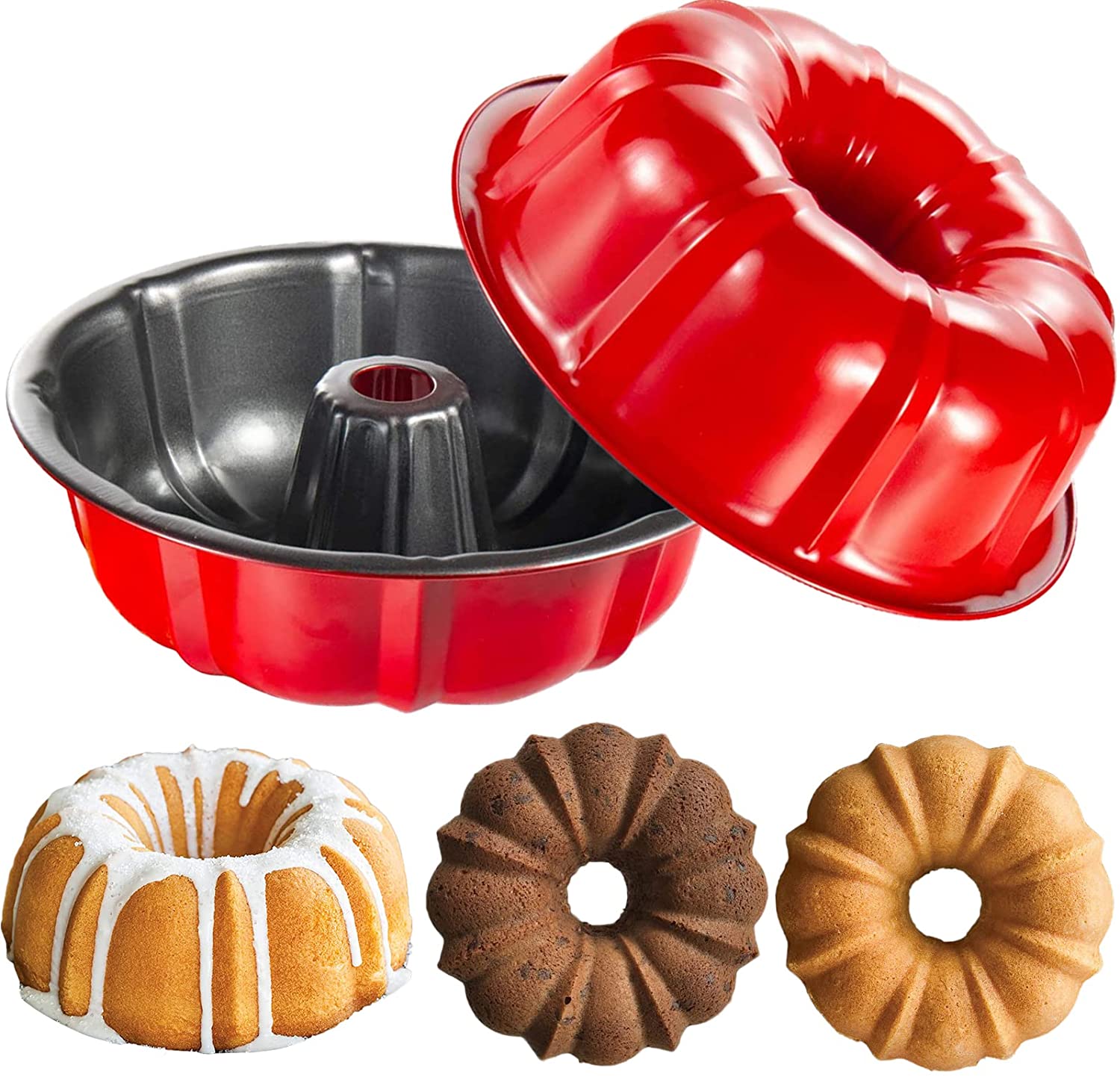 Pumpkin Cake Mold, Non-stick 10-inch Fluted Tube Pan In Pakistan