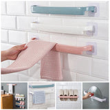 Punch-free Paste Bathroom Towel Rack In Pakistan