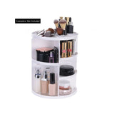 Rotation Makeup Organizer Box Jewelry Cosmetic Storage Holder In Pakistan