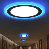 Round Ceiling Lamp Dimmable 6W 9W 16W LED Panel Light Warm/Cold White + Blue Light In Pakistan