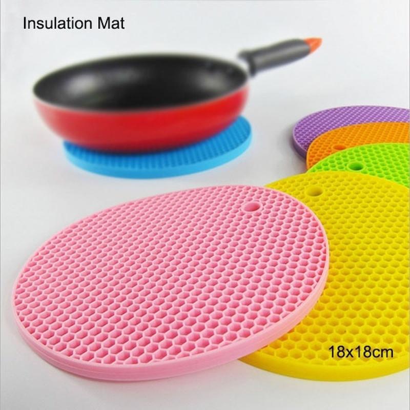 Round Silicone Heat Resistant Table Mat