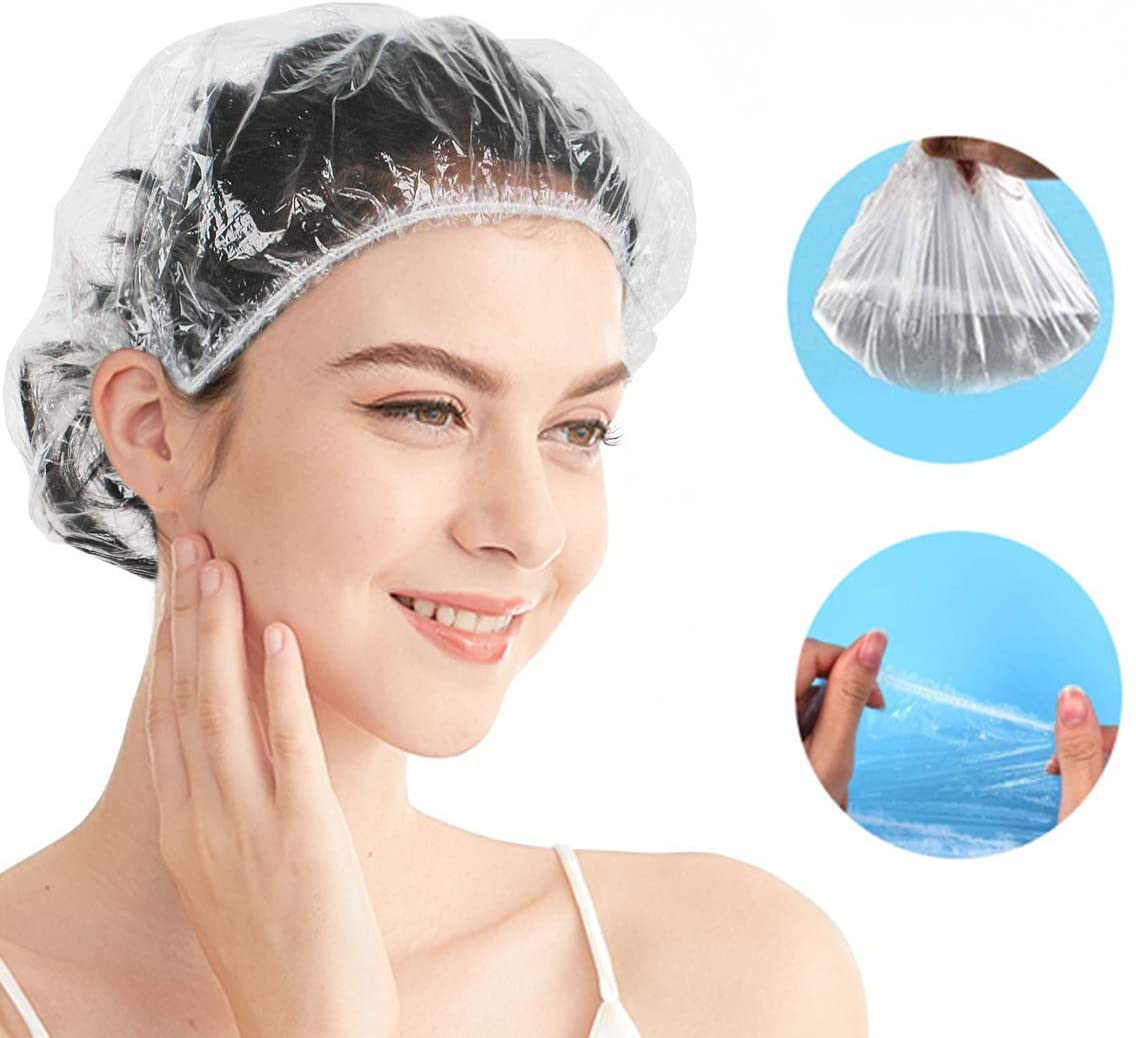 Shower Cap Disposable - 2pcs Thickening Shower Caps In Pakistan
